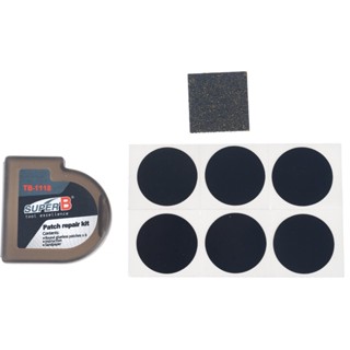 SUPER B แผ่นปะยางฉุกเฉิน หรือชุดปะยางแบบกาว Patch repair kit