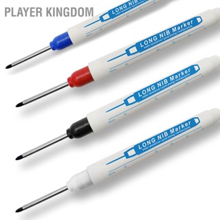 BPlayer Kingdom ปากกามาร์กเกอร์ หัวยาว อเนกประสงค์ กันน้ํา รูลึก 30 มม. สําหรับงานไม้