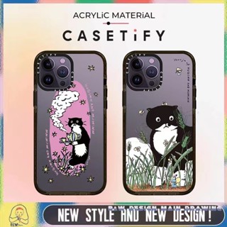 เคสโทรศัพท์มือถือ ลาย Cat World CASETiFY สําหรับ iPhone14 13 12 11 Pro Max iPhone Case 14Plus