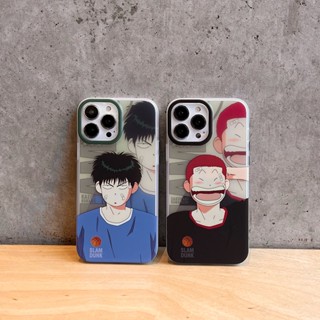 เคสโทรศัพท์มือถือ ผิวด้าน พิมพ์ลายการ์ตูน SLAM DUNK สําหรับ iPhone 14 Pro 14Plus 13 12 Pro Max