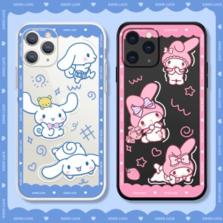 Melody Cinnamoroll เคสไอโฟน iPhone Xr Xs X max เคสมือถือ 8พลัส 12 14 pro max 11 13 pro เคส 8plus นิ่ม 7plus TPU cover