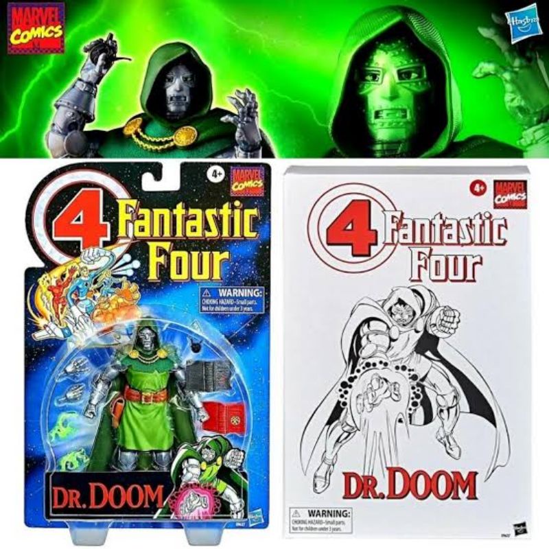 Marvel Vintage Series 6-inch Scale Dr. Doom Fantastic 4 Four Action Figure Toy