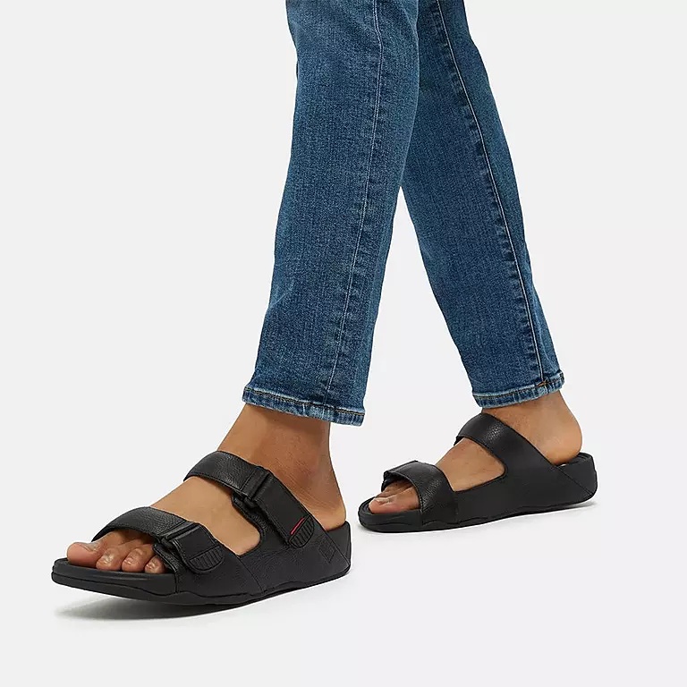FITFLOPS GOGH MOC รองเท้าแตะแบบสวมผู้ชาย รุ่น L05-001 สี Black