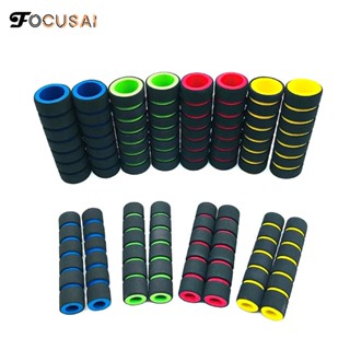 ✨FOCUSAI 4pcs Bicycle Handlebar Grips Cover Silicone Bike Anti-skid-Sleeve Handle