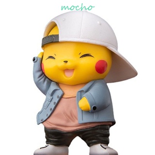 Mocho โมเดลฟิกเกอร์ Pokemon Pikachu ขนาด 8 ซม. สําหรับตกแต่งรถยนต์