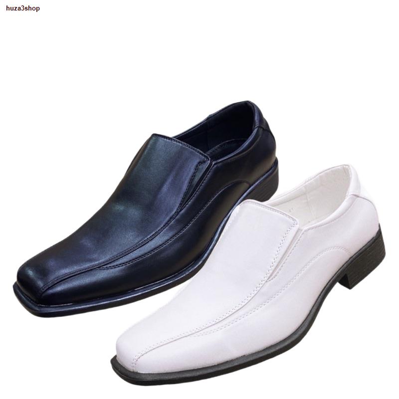 สินค้าเฉพาะจุด﹍⊕CSB รองเท้าคัทชูชาย สีดำ/สีขาว รุ่น CM503