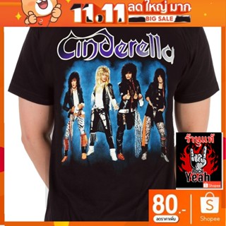 เสื้อวง Cinderella เสื้อ  ร็อคในตำนาน ลายอมตะ เสื้อวินเทจ RCM1658