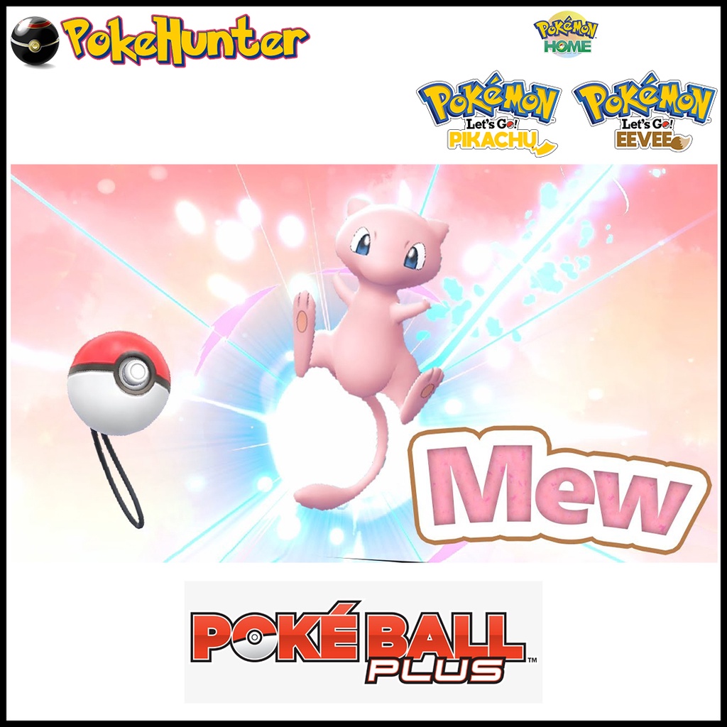Pokemon Let's Go (Poké Ball Plus Mew)