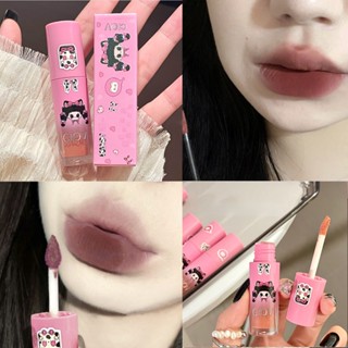 Ciov ลิปสติก เนื้อแมตต์ ลายการ์ตูนแมวน่ารัก สีชมพู สําหรับเด็กผู้หญิง