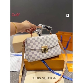 Louis Vuitton Croisette Azur กระเป๋าแบรนด์เนม กระเป๋าถือ กระเป๋าสะพายข้าง กระเป๋าสะพายไหล่