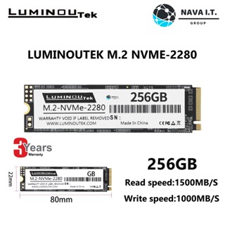 COINSคืน15%⚡FB9JMZV6⚡ (236) LUMINOUTEK เอสเอสดี SSD 256GB M.2 NVME 2280 ประกัน 3 ปี