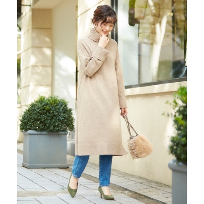 ชุดเดรสไหมพรม เดรสแบรนด์ญี่ปุ่น BEAMS JAPAN #21365247391