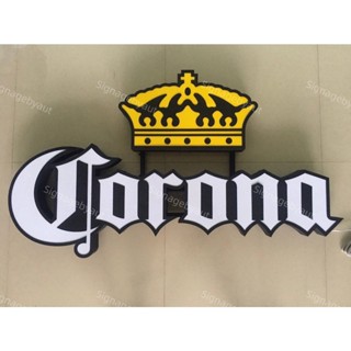 ป้ายไฟของตกแต่งร้าน ป้าย Corona