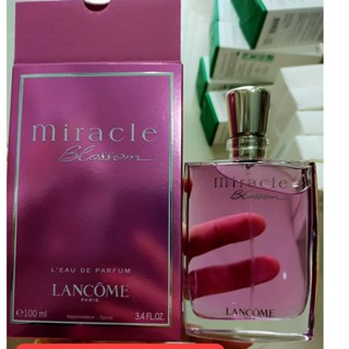 ของแท้ ล็อตใหม่ 100 mL. Lancome Miracle Blossom EDP กล่องไทย ป้ายห้างไทย  LANCÔME มนต์สะกดจากภายใน 100ml น้ำหอม ลังโคม