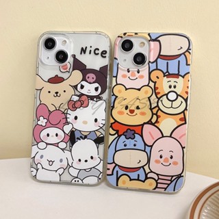 เคสนิ่ม ลายการ์ตูนคิตตี้ หมีพูห์ สําหรับ Xiaomi Redmi Note 11 Pro 11s Note 10 Pro 10s Note 9 Pro Max 9s Note 8 Pro Note 7 Note 6 Pro Note 5 Pro Note 4 4X