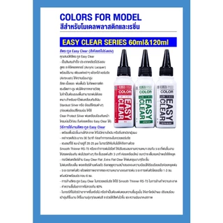 Easy Clear Series 60ml / 120ml | สูตรแลคเกอร์อะคิลิค | ชนิดโปร่งใส