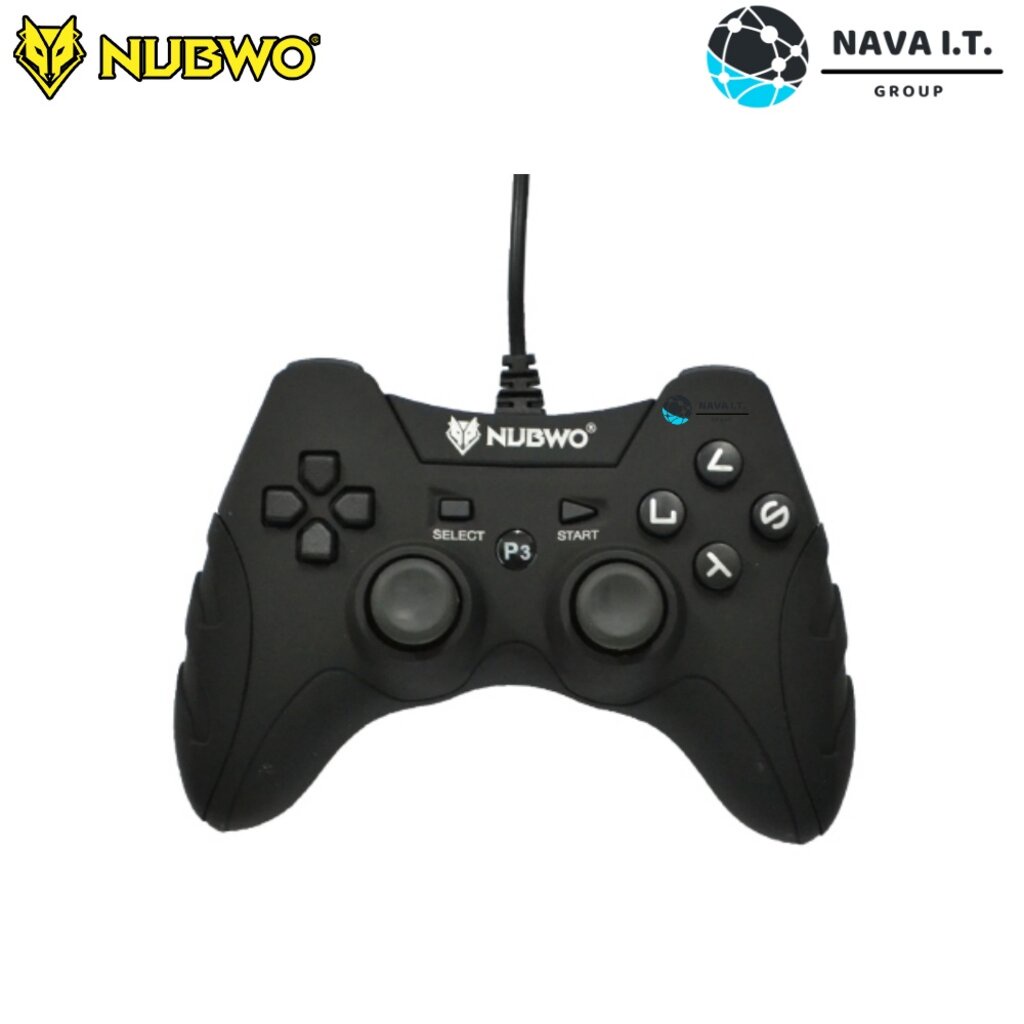 🛵มีส่งด่วน💨 NUBWO NJ-35 SMASH GAMING JOY CONTROLLER สำหรับ PS3-PC WARRANTY1 YEAR