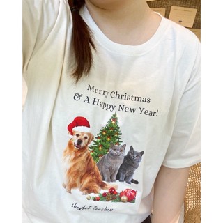 เสื้อยืด christmas new year  เสื้อครอบครัวคริสต์มาส วันคริสต์มาส