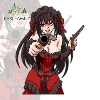 Earlfamily สติกเกอร์ ลายอะนิเมะ Kurumi Tokisaki เซ็กซี่ 13 ซม. x 10.1 ซม. สําหรับติดตกแต่งรถยนต์ แล็ปท็อป