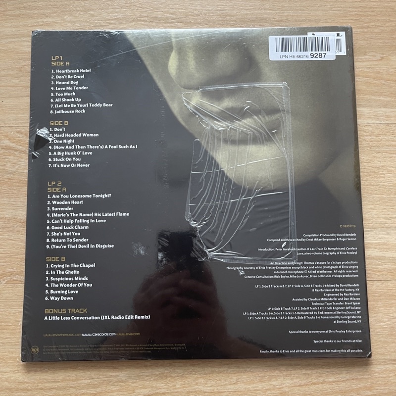 แผ่นเสียง Elvis Presley ELV1S 30 1 Hits 2 x Black Vinyl LP Compilation ...