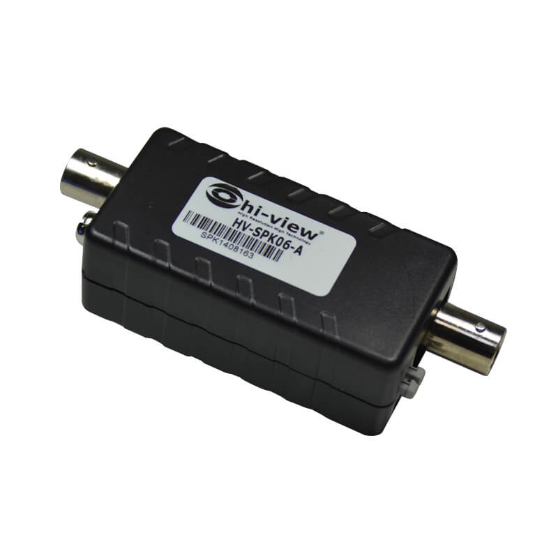อุปกรณ์ป้องกันไฟกระชากแรงดันสูง ทางสาย RG6 Hiview รุ่น HV-SPK06-A สินค้ารับประกันศูนย์ Hiview 1 ปี