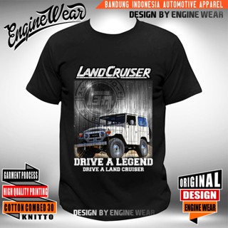 เสื้อยืด พิมพ์ลายรถยนต์ Land cruiser Offroad Hardtop Jeep 4x4 4WD 46