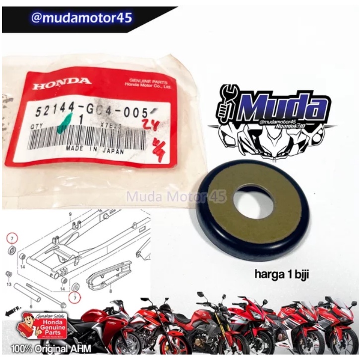 LOKAL DUST SEAL 31 X 40.5 X 7 52144-GC4-003 BAMBOO BEARING COVER BOS SWING ARM NEW OLD CB CBR 150 R 