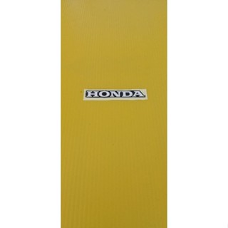 86102-K73-V40ZAสติ๊กเกอร์เครื่องหมายHONDA สีขาวพื้นดำ ติดบังโคลนหลัง เวฟ125iรุ่นไฟหน้า LED ปี2018-2022จำนวน1ชิ้น