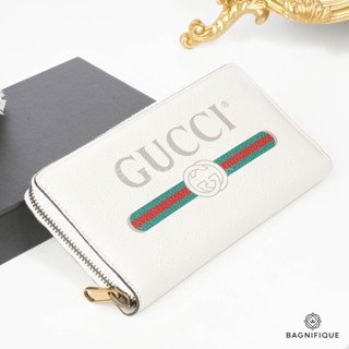 GUCCI ZIPPY LONG WALLET COCO CAPITAIN WHITE