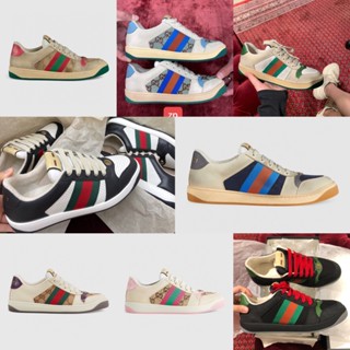 พรี​ ราคา5000 Gucci Screeper รองเท้าผู้หญิง รองเท้ากีฬา รองเท้าวิ่งSneakers