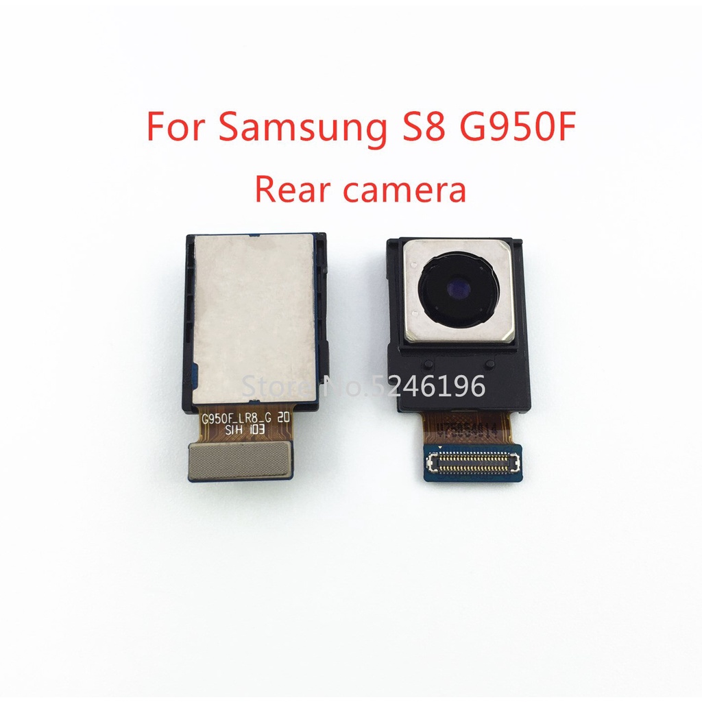1pcs สําหรับ Samsung Galaxy S8 G950F G950FD G950N ด้านหลังด้านหลังใหญ่โมดูลกล้องหลัก Flex Cable เปลี