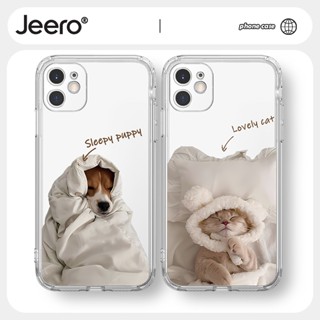 Jeero เคสคู่ เคสไอโฟน คู่รัก กันกระแทกซิลิโคนนุ่มใสน่ารักตลก เคสโทรศัพท์ Compatible for iPhone 14 13 12 11 Pro Max SE 2020 X XR XS 8 7 Plus xsmax iPhone7 iPhone8 พลัส HFF2035