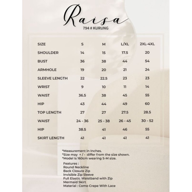 Raisa Kurung Moden Lace! 794 Kurung Moden Raisa! Wudhu Friendly Kurung Lace! ลูกไม้ปัก! เสื้อผู้หญิงทูน่า Nikah Kenduri
