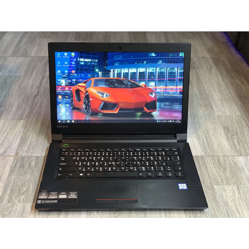 โน๊ตบุ๊คมือ2 เครื่องสวยพร้อมใช้งาน อัพแรมเป็น8แล้ว Lenovo V310-14IKB สเปก intel Core i5-7200U Ram 8 