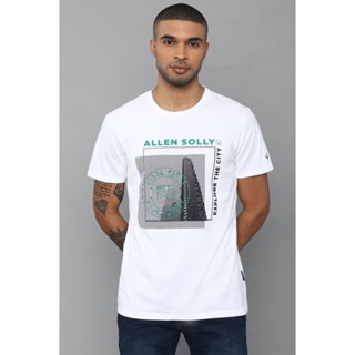 Allen Solly White T Shirt Tee เสื้อยืดแฟชั่น เสื้อคู่