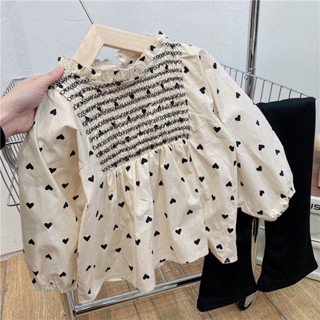 [Babycat] พร้อมส่ง ขายดี เสื้อเชิ้ตแขนยาว แฟชั่นฤดูใบไม้ผลิ ฤดูใบไม้ร่วง สไตล์เกาหลี ญี่ปุ่น สําหรับเด็กผู้หญิง 2022