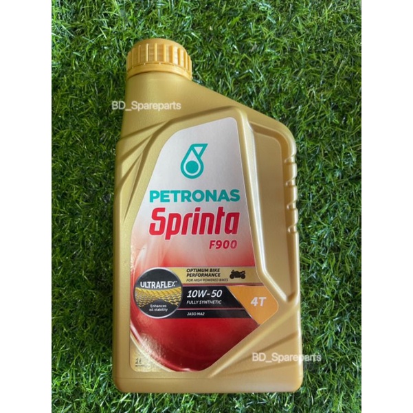 Petronas Sprinta F900 4T 10W50 สังเคราะห์แท้ 100% ปริมาณ 1l.