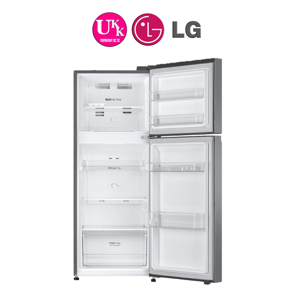 LG ตู้เย็น 2 ประตู  รุ่น GV-B212PGMB ขนาด 7.7 คิว แทนรุ่น GN-B222SQBB ขนาด 7.4 คิว Smart Inverter Compressor B222 B212