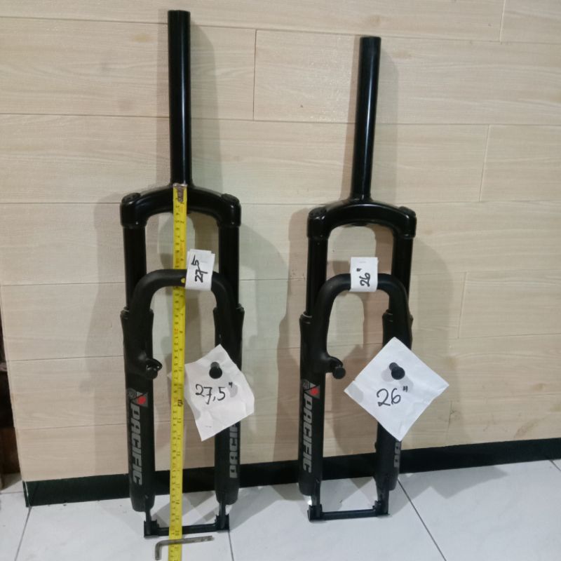 ตะเกียบหน้า ส้อมหน้า ล้อจักรยาน MTB 26 / 27.5 pacific travel 110