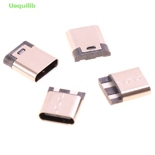 Uequilib ใหม่ ซ็อกเก็ตเชื่อมต่อ USB Type-C 2pin ตัวเมีย 3A กระแสไฟสูง 10 ชิ้น