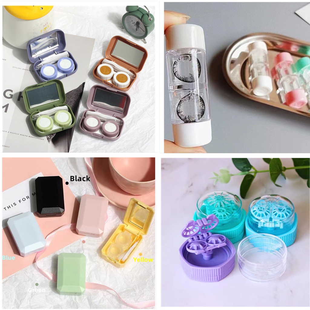Midroo ตลับคอนแทคเลนส์ กล่องคอนแทคเลนส์ น่ารัก กล่องคอนแทค Multifunctional Box