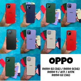 🦋💟 case Oppo Reno8z(5G) / Reno8(5G) / Reno4 / A17 / A17k / Reno6z(5G) เคสกำมะหยี่ดลโก้ สินค้ามีพร้อมส่งจากไทย ✅💟💚🍭