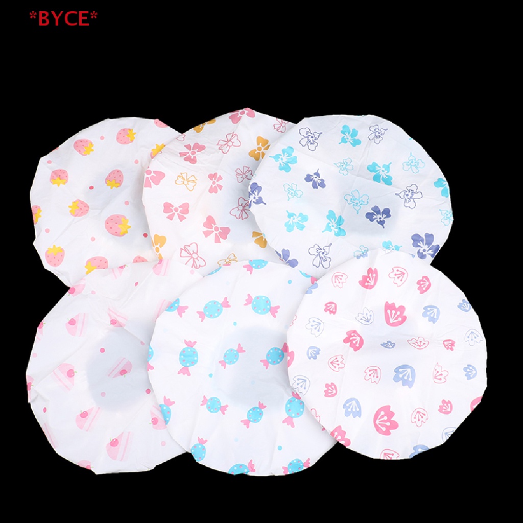 Byce> ใหม่ หมวกอาบน้ํา กันน้ํา ยืดหยุ่น แบบหนา สําหรับผู้หญิง ห้องน้ํา ร้านเสริมสวย