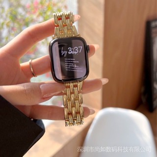 สายนาฬิกาข้อมือโลหะ สําหรับ Applewatch 6 SE 5 4 7 41 มม. 40 มม. 45 มม.