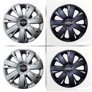 Wheel Cover ฝาครอบกระทะล้อ มี สีดำ หรือ สีบรอนซ์ ขอบ R 15 นิ้ว ลาย NISSAN wc7 (1 ชุด มี 4 ฝา)**จัดส่งเร้ว บริการประทับใจ