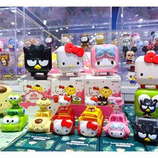 Sanrio กล่องสุ่ม รูปการ์ตูน Hello Kitty Melody Kuromi Cinnamoroll LittleTwinStars Pochacco PompomPurin 3D5T สําหรับตกแต่งรถยนต์