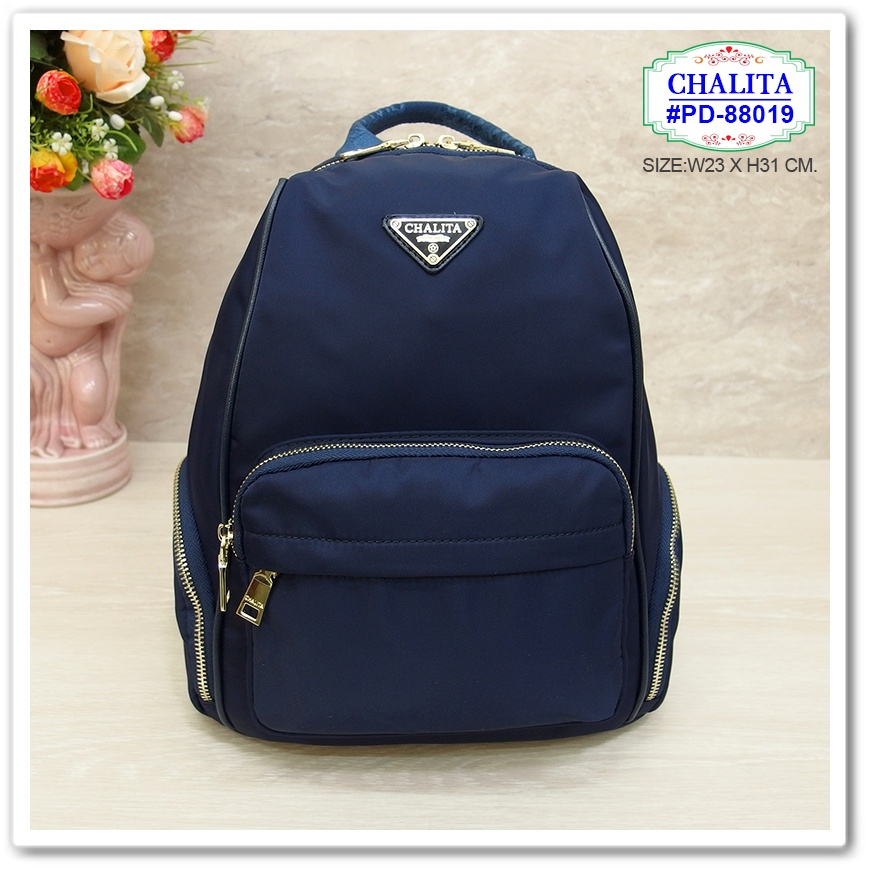 กระเป๋าเป้ เป้สะพายหลัง รุ่น PD-88019 ยี่ห้อ CHALITA #มีเก็บปลายทาง #เป้ #กระเป๋าเป้
