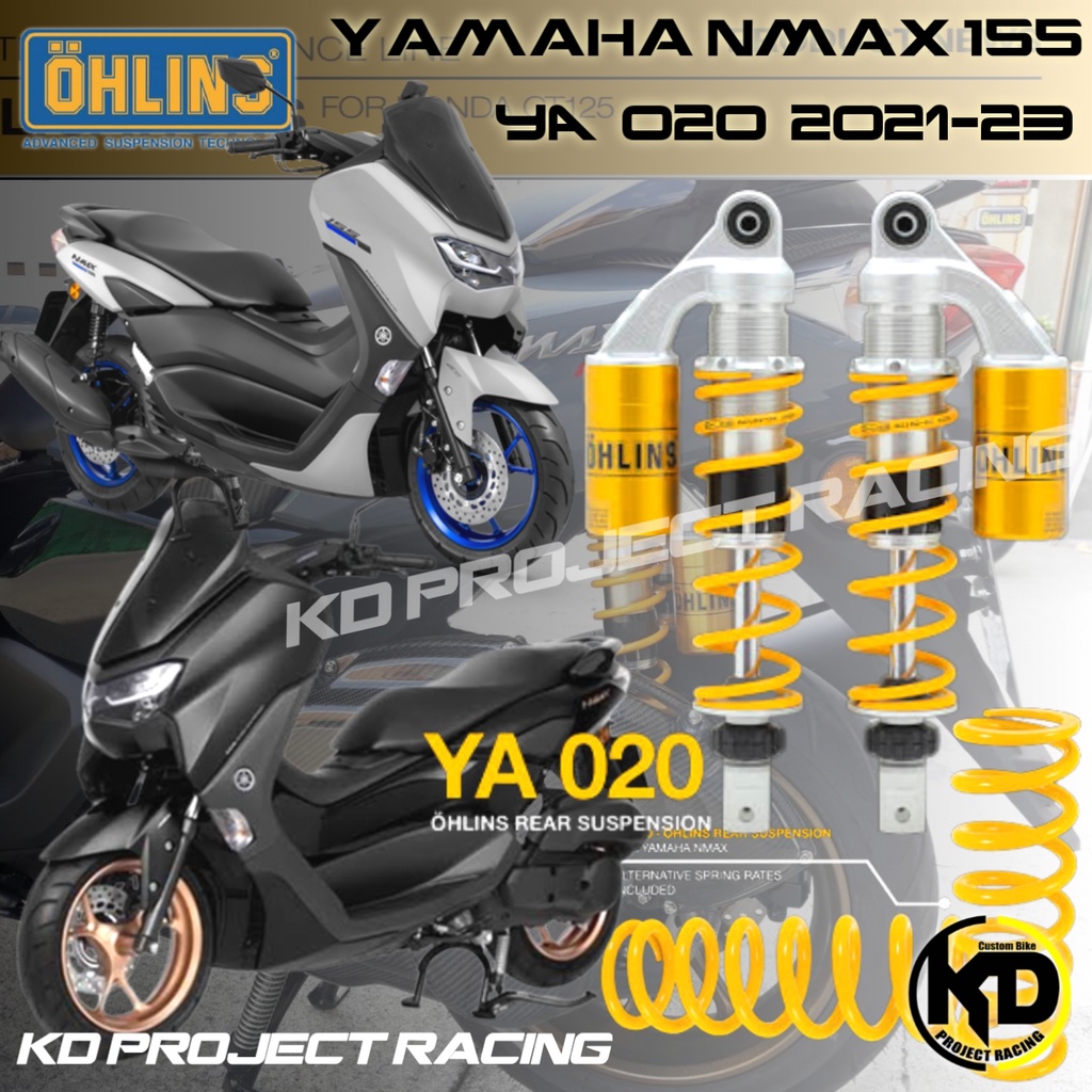 โช๊คหลัง OHLINS YA 020 YAMAHA NMAX155 / 2020-21 (318.5mm)