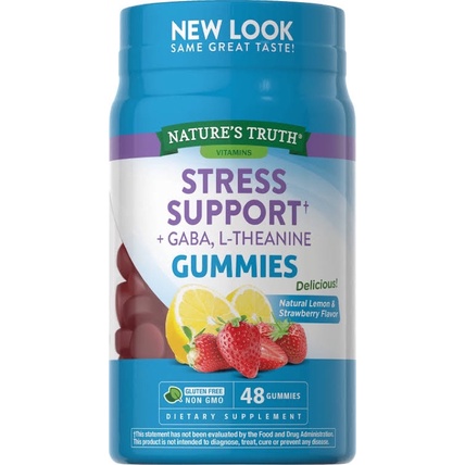 Nature’s Truth Stress Support +Gaba , L-theanine 48 Gummies