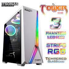 ATX CASE (NP) ITSONAS TOWER RGB TG (WHITE)